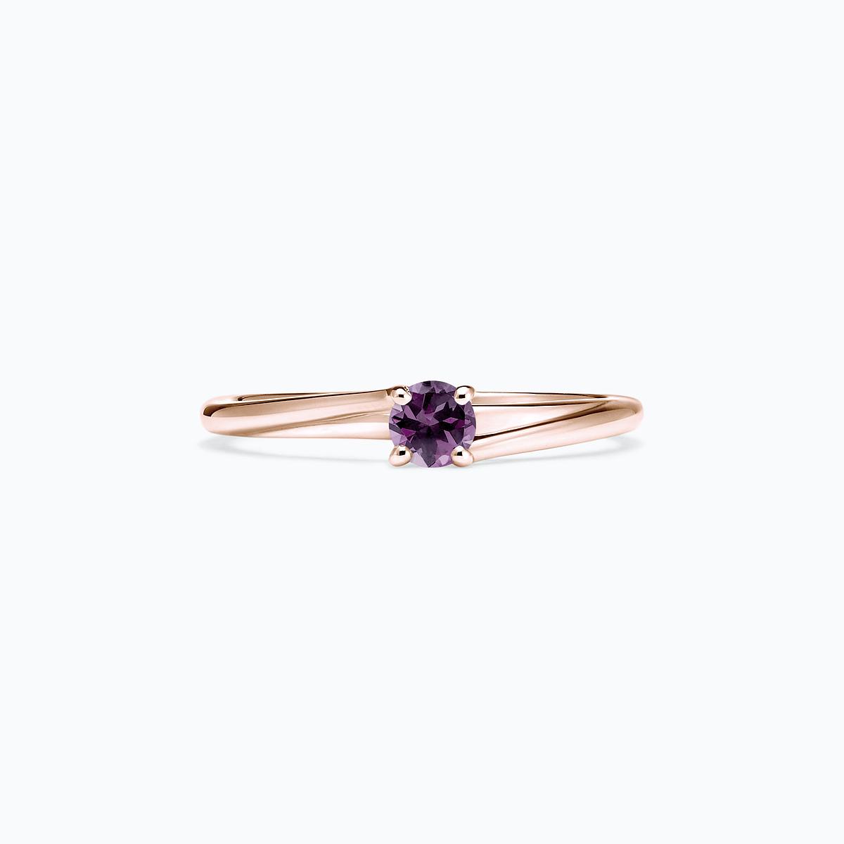 Solitaire Osaka Saphir Violet 3.5 mm