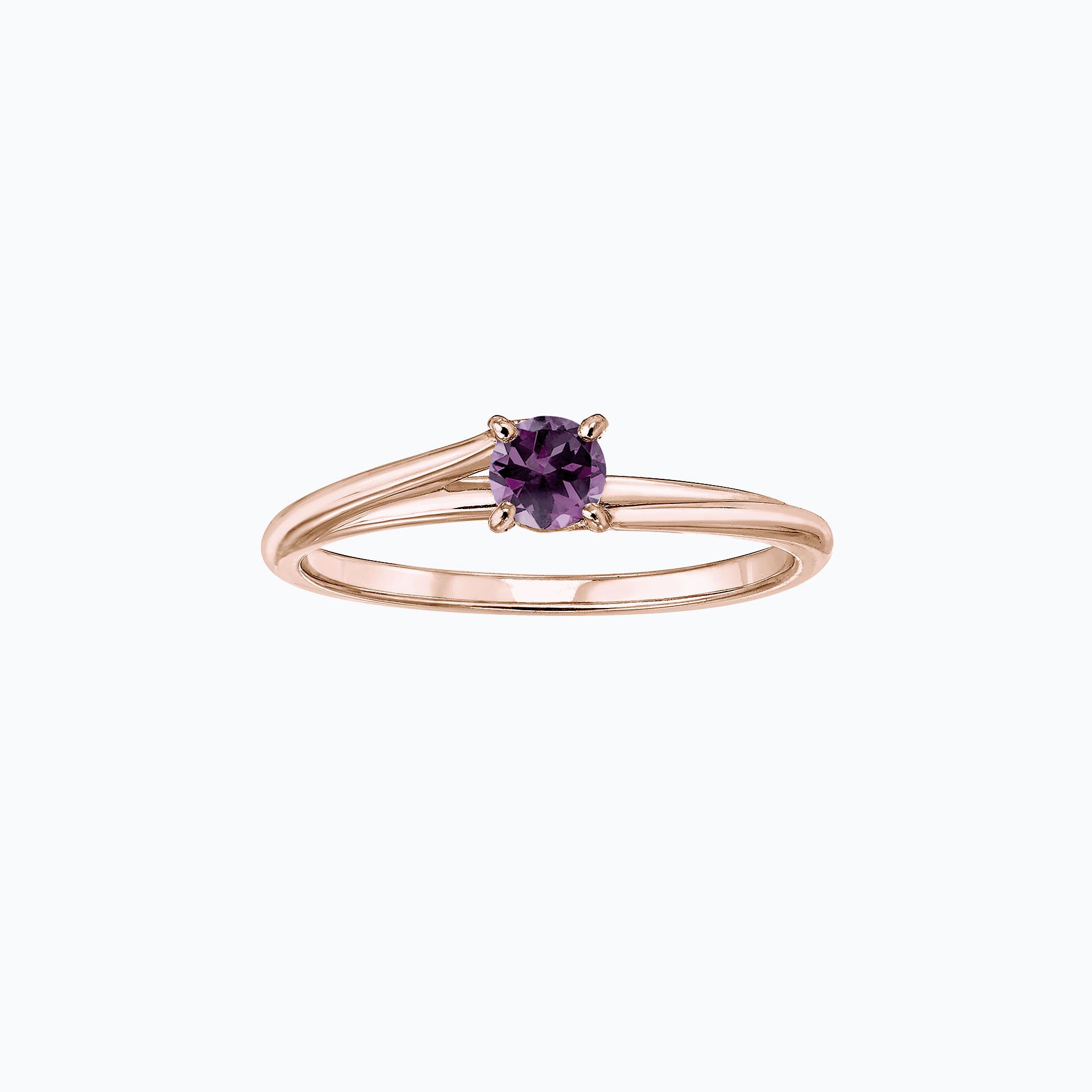Solitaire Osaka Saphir Violet 3.5 mm