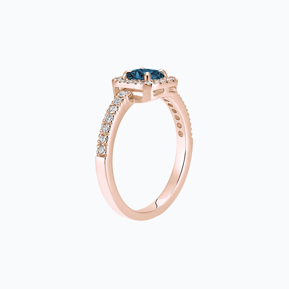Solitaire Pavé Charlotte Topaze Blue London