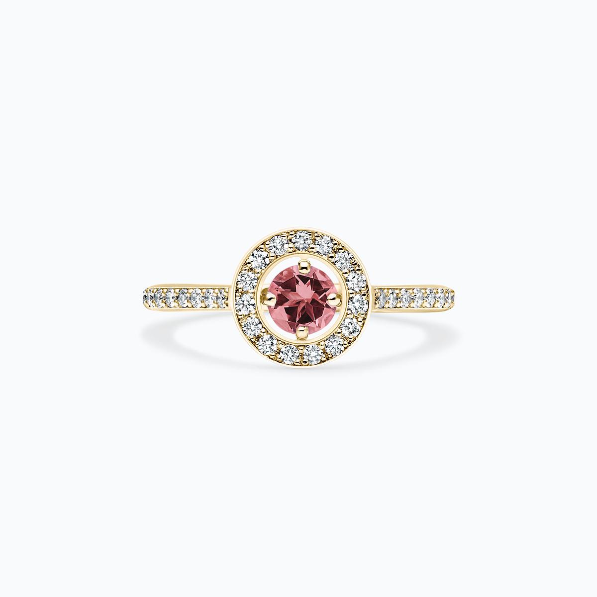 Solitaire Pavé Attraction Tourmaline