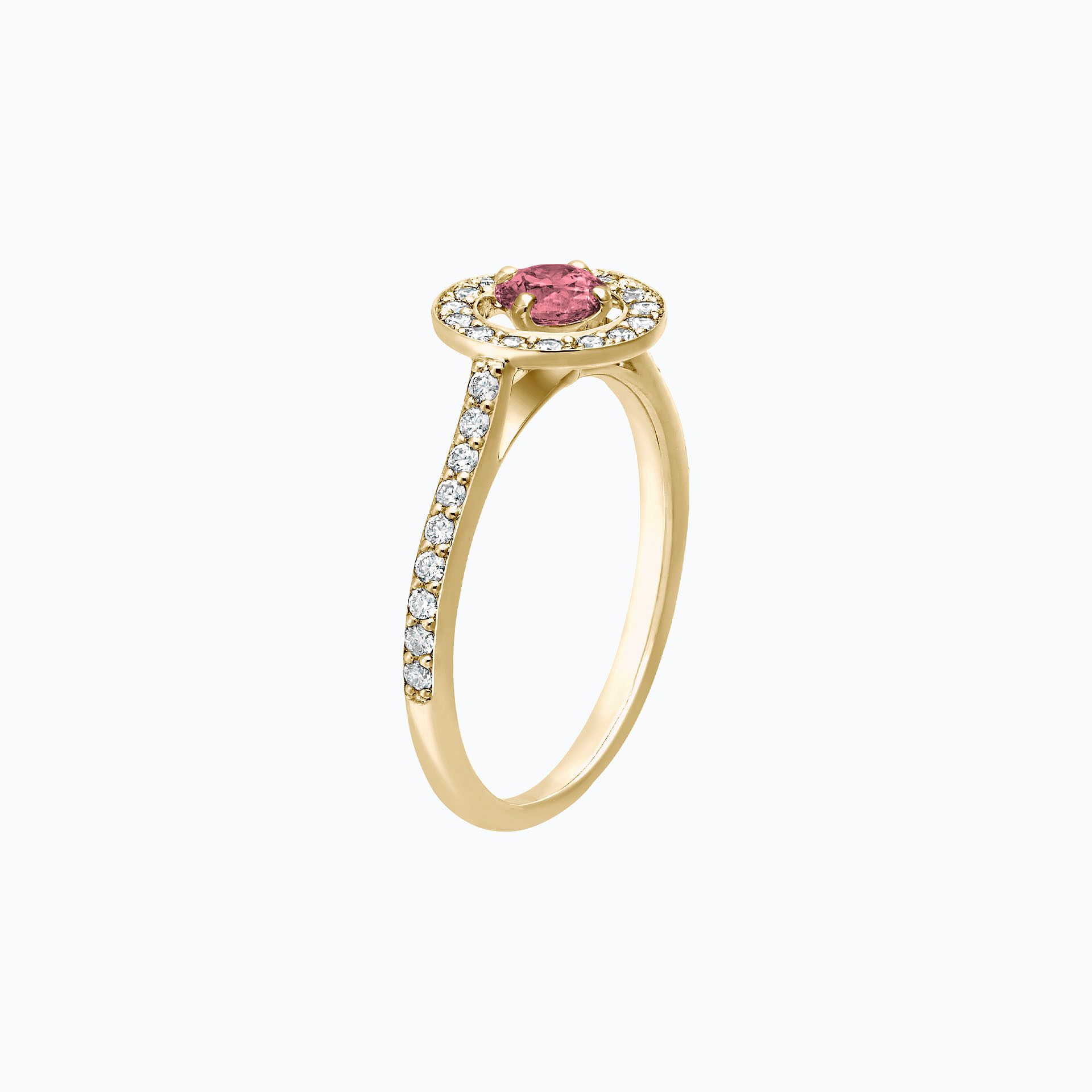 Solitaire Pavé Attraction Tourmaline