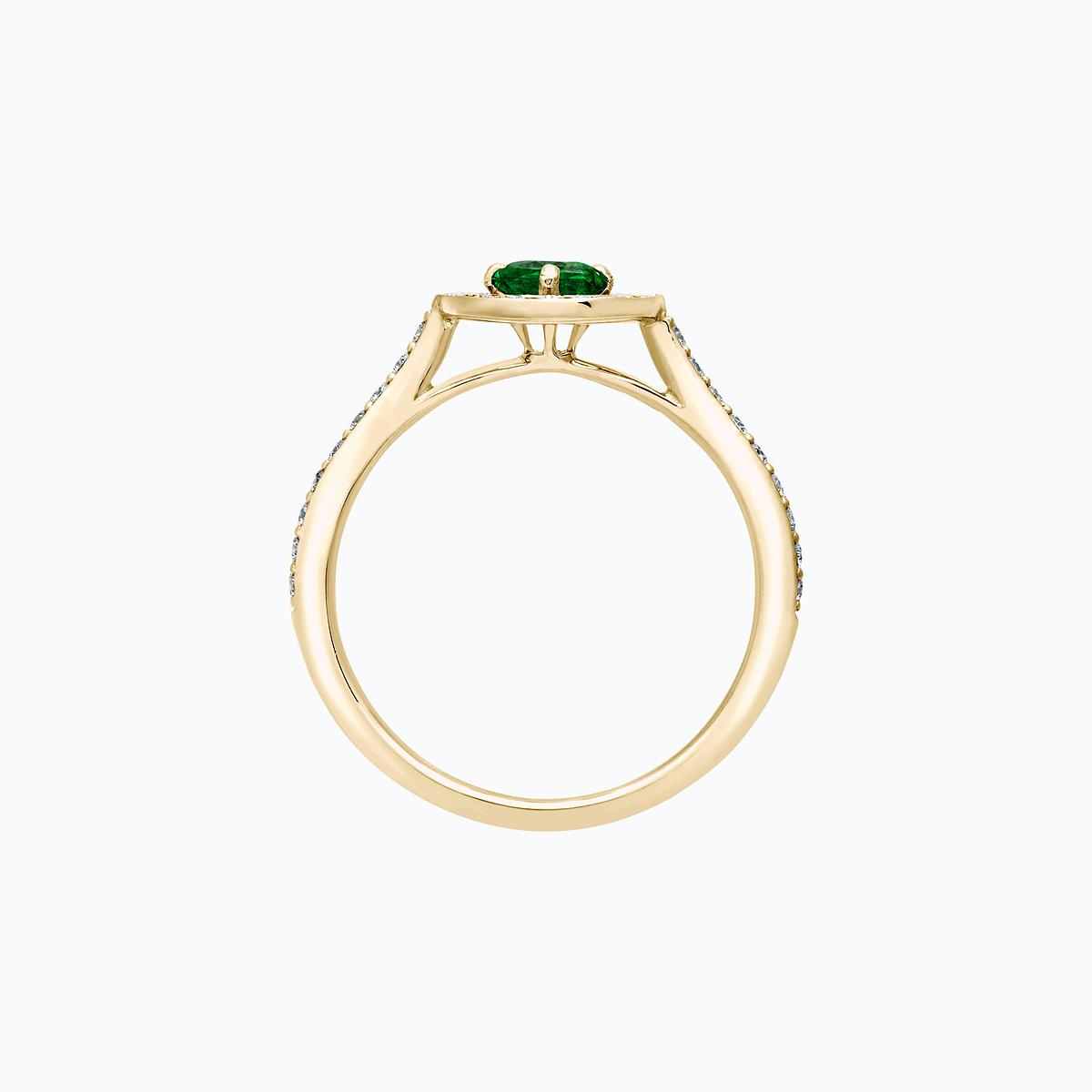 Solitaire Pavé Attraction Tsavorite