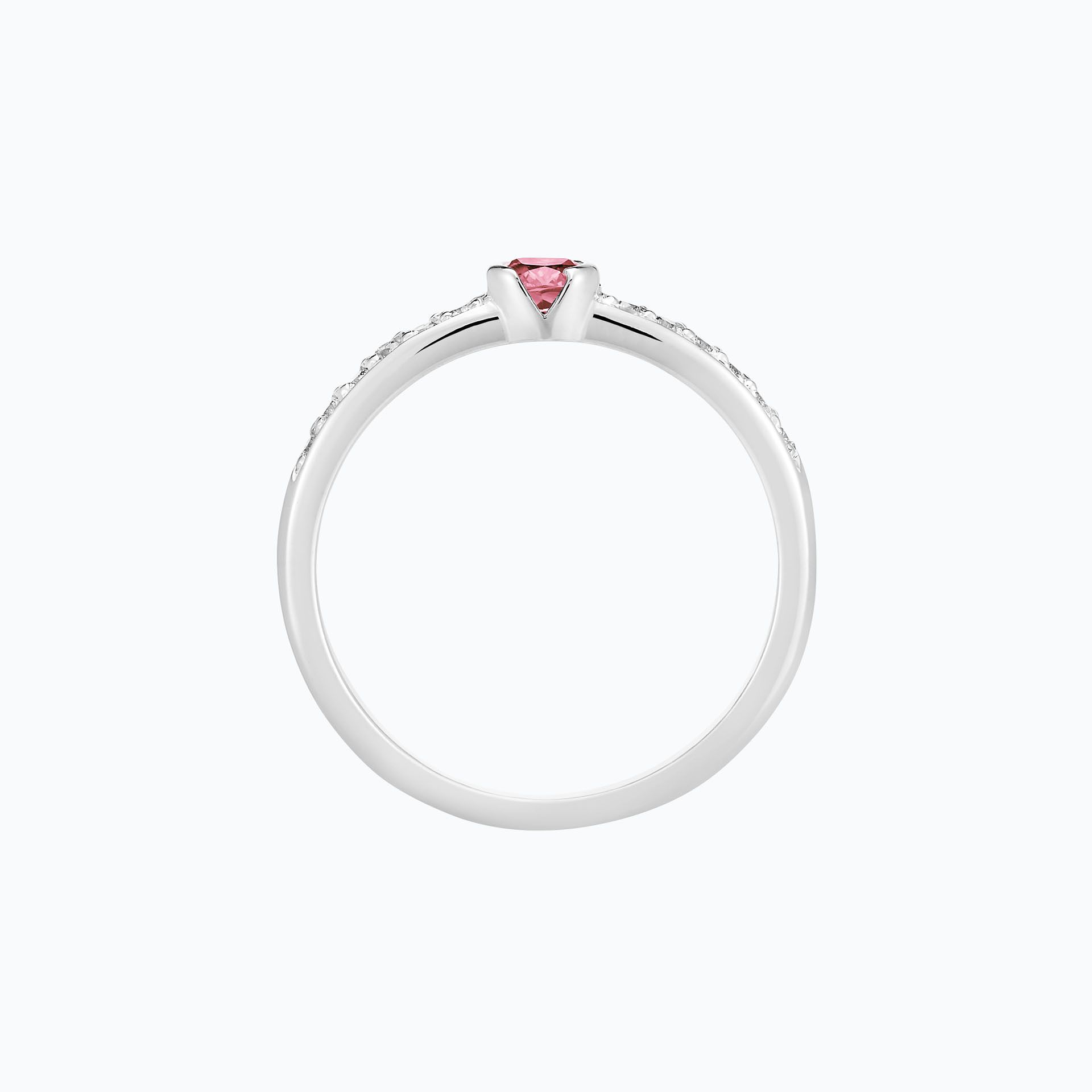 Solitaire Pavé Justine Tourmaline 3.5 mm