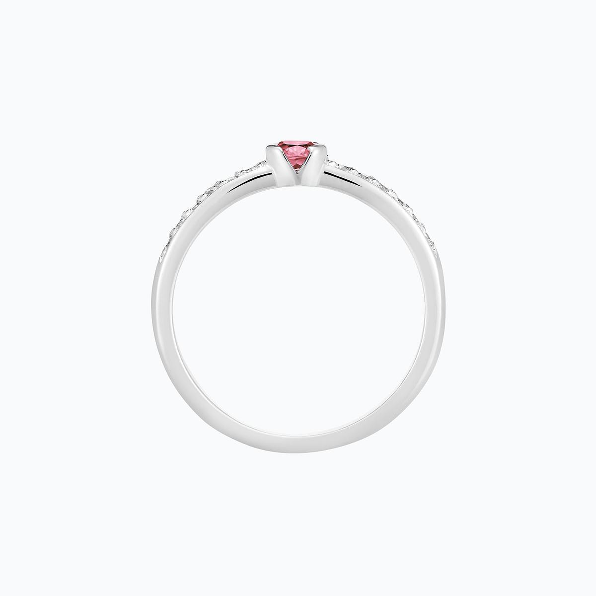 Solitaire Pavé Justine Tourmaline 3.5 mm