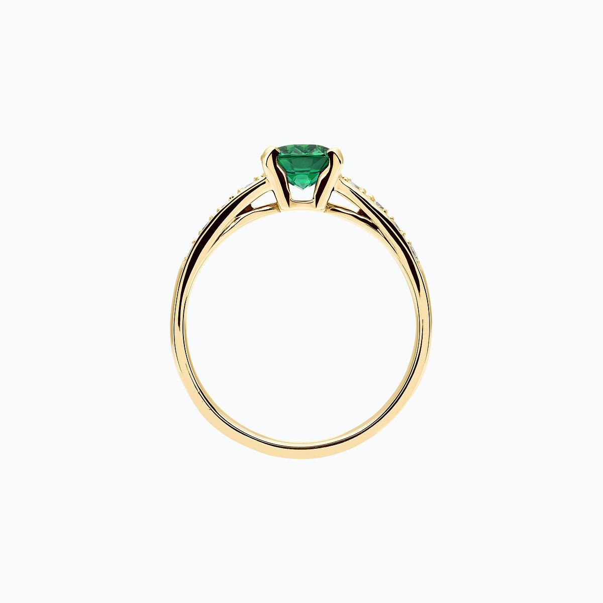Solitaire Pavé Lola Émeraude
