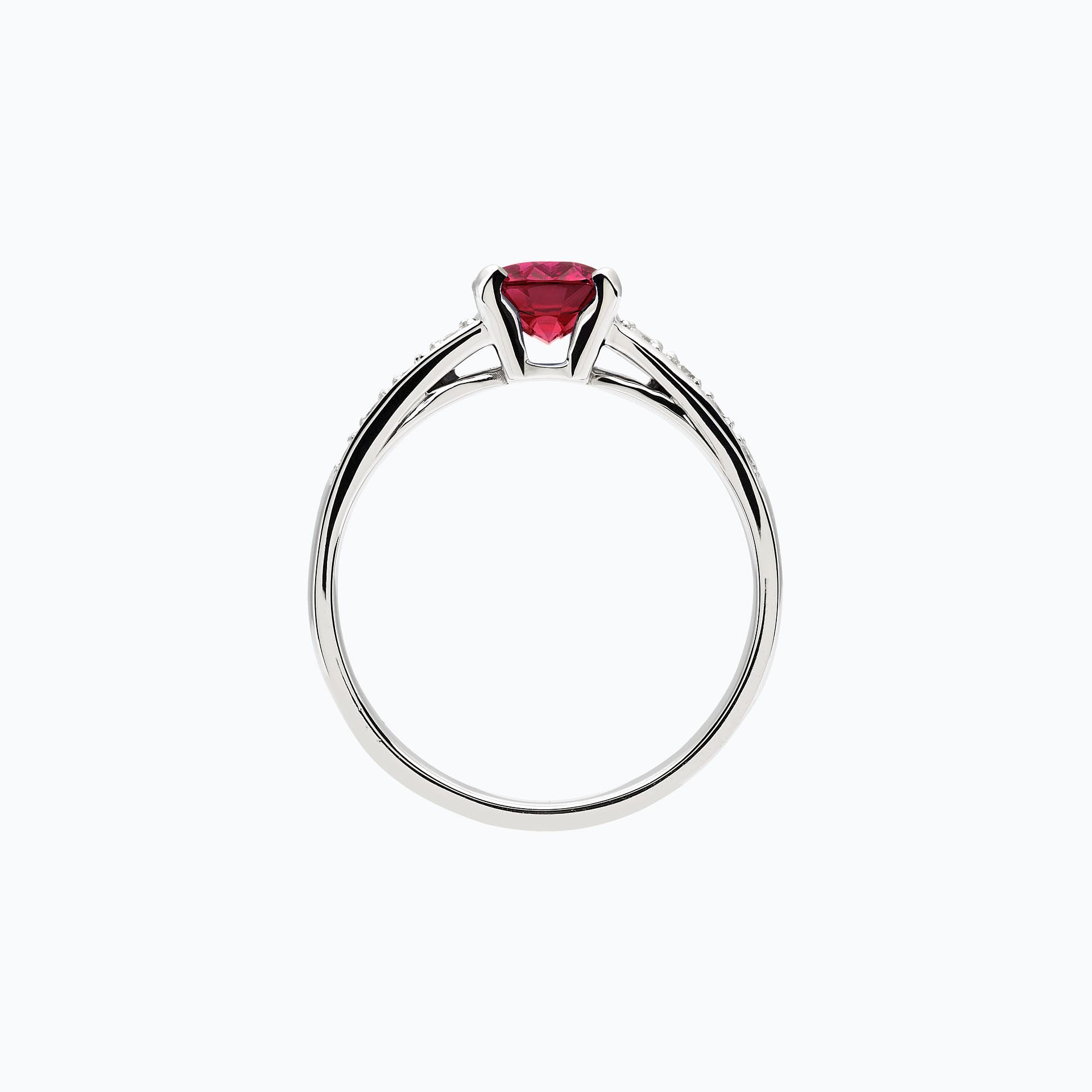 Solitaire Pavé Lola Rubis