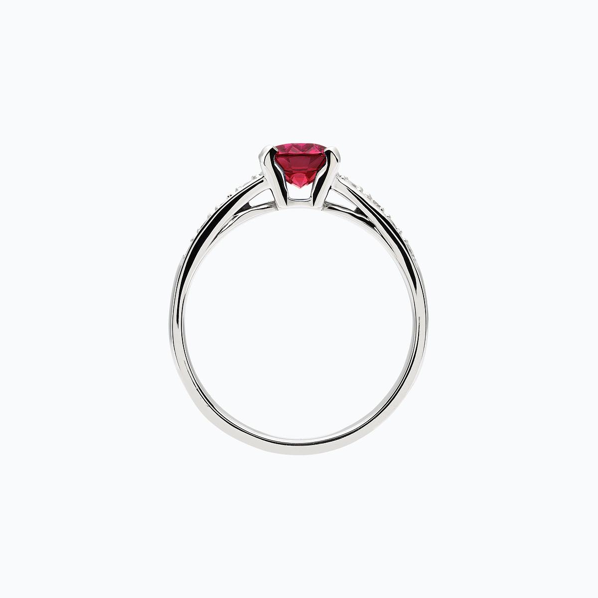 Solitaire Pavé Lola Rubis