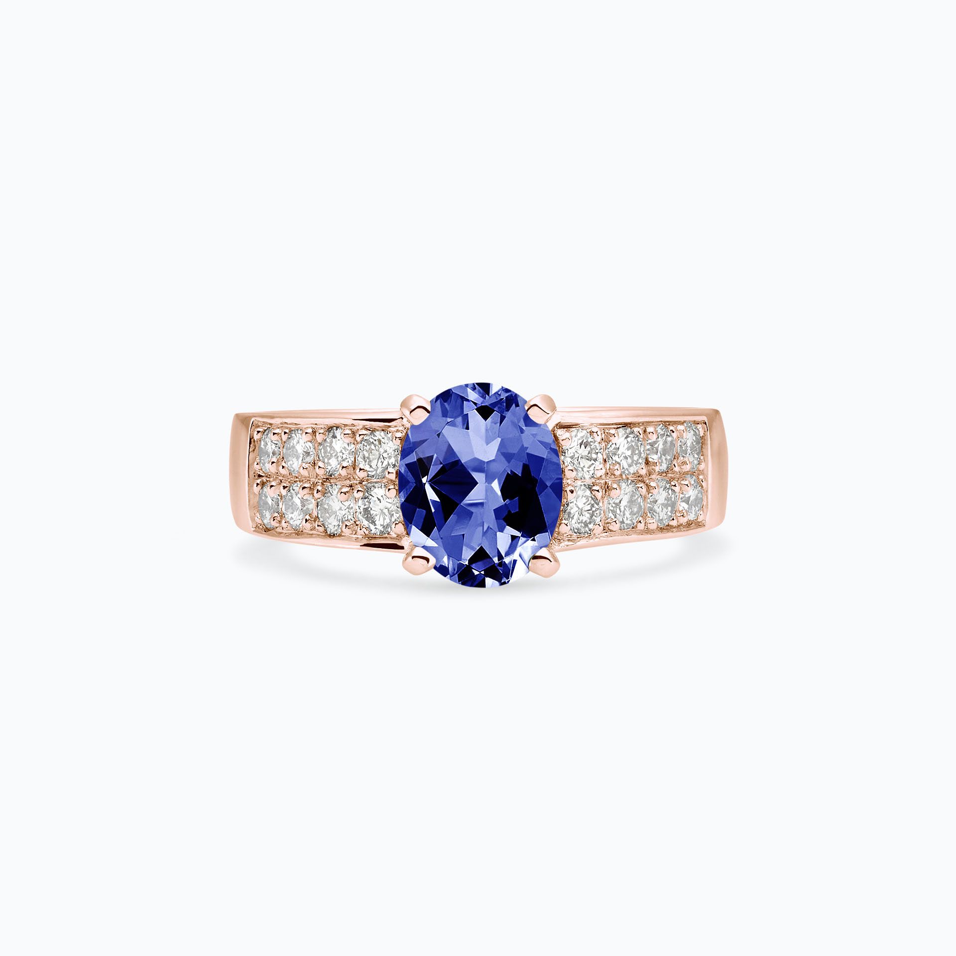 Solitaire Pavé Lola Tanzanite