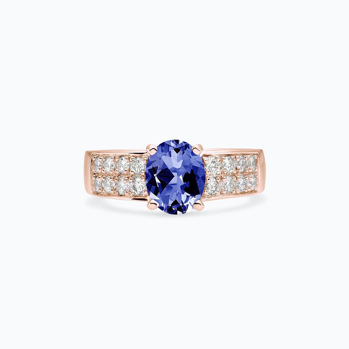 Solitaire Pavé Lola Tanzanite