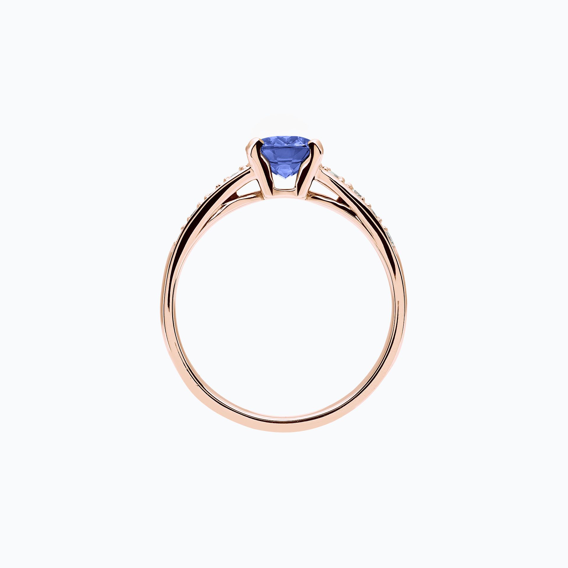 Solitaire Pavé Lola Tanzanite