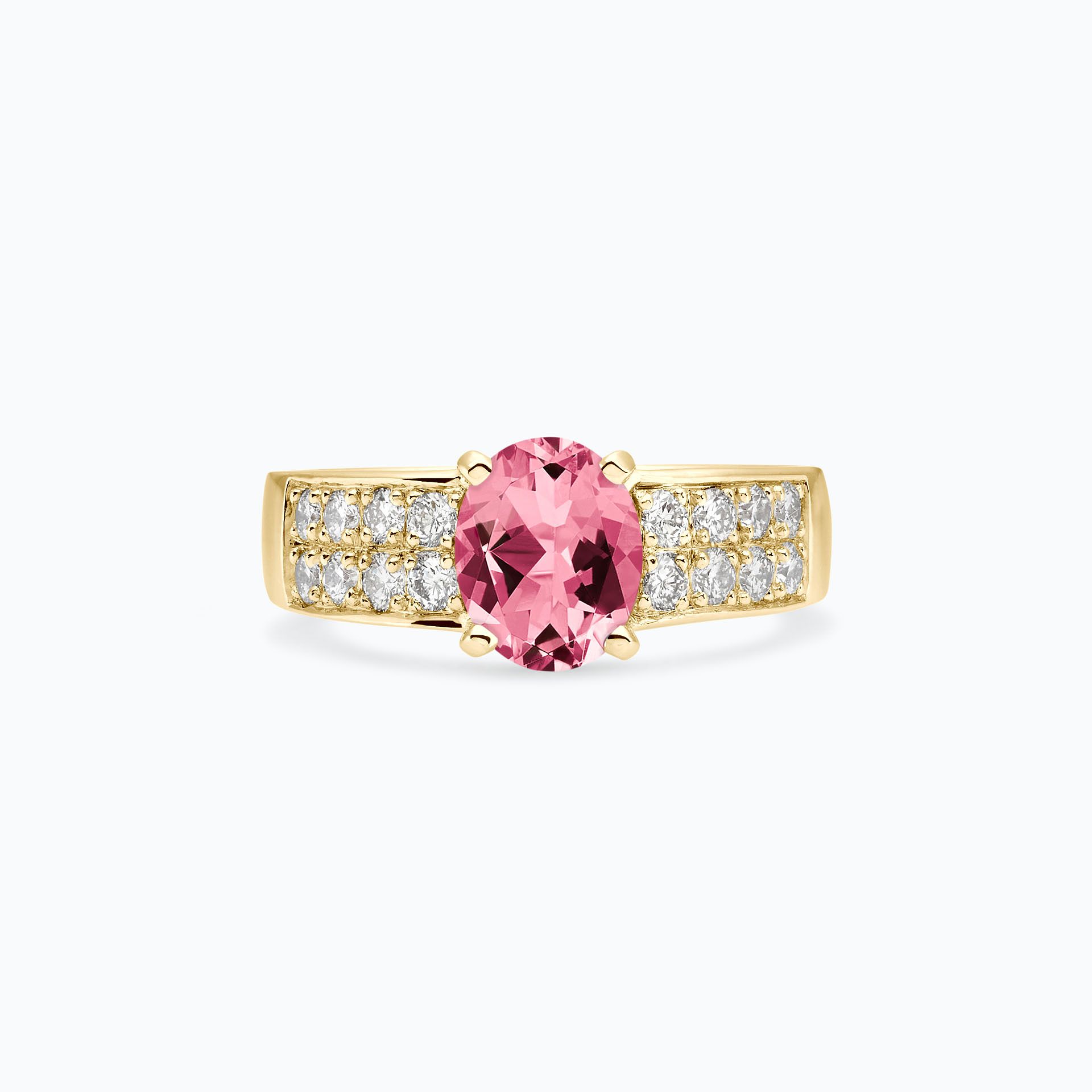 Solitaire Pavé Lola Tourmaline