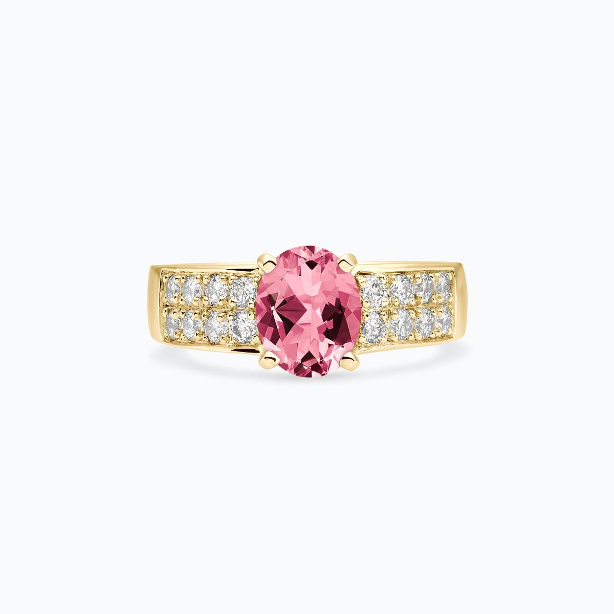 Solitaire Pavé Lola Tourmaline