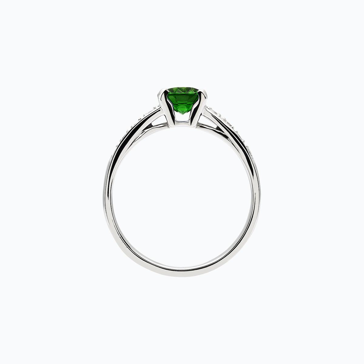 Solitaire Pavé Lola Tsavorite