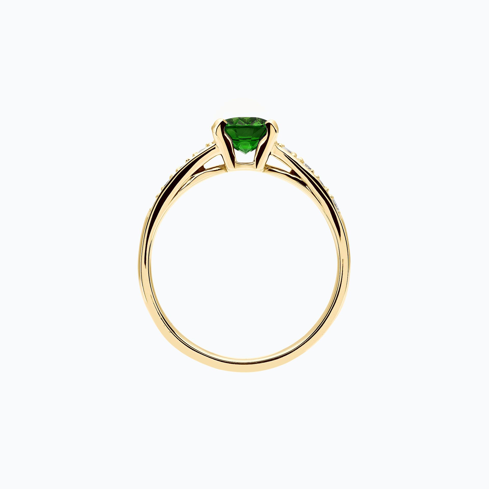 Solitaire Pavé Lola Tsavorite