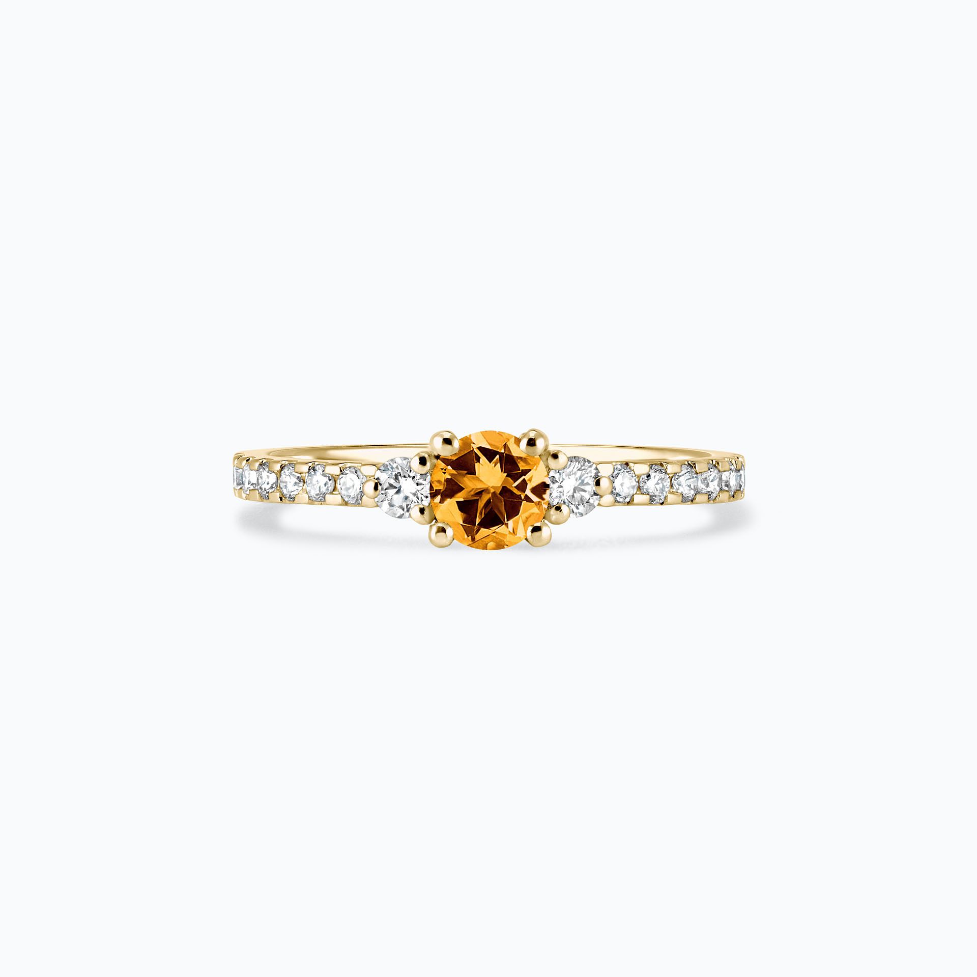 Saphir Synthétique Verneuil Mandarine 10x8 Mm - Qualité Joaillerie, 4.60 Carats, Pierre Neuve