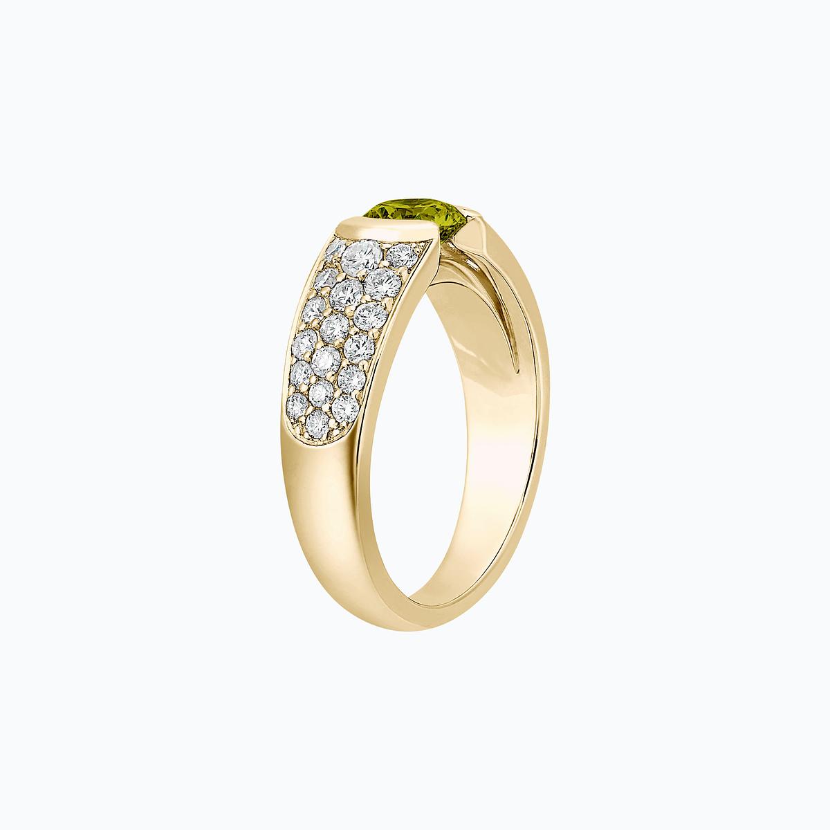 Solitaire Pavé Lovelace Péridot