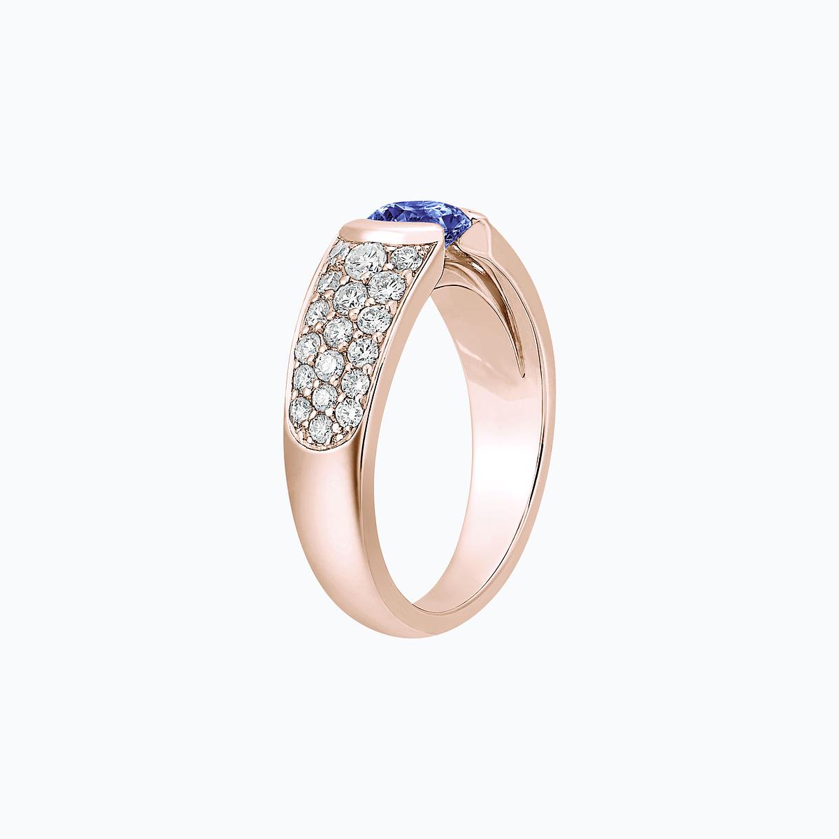 Solitaire Pavé Lovelace Tanzanite