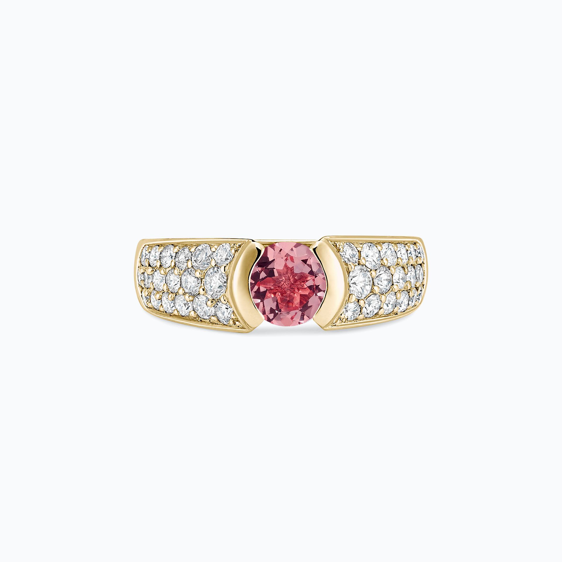 Solitaire Pavé Lovelace Tourmaline