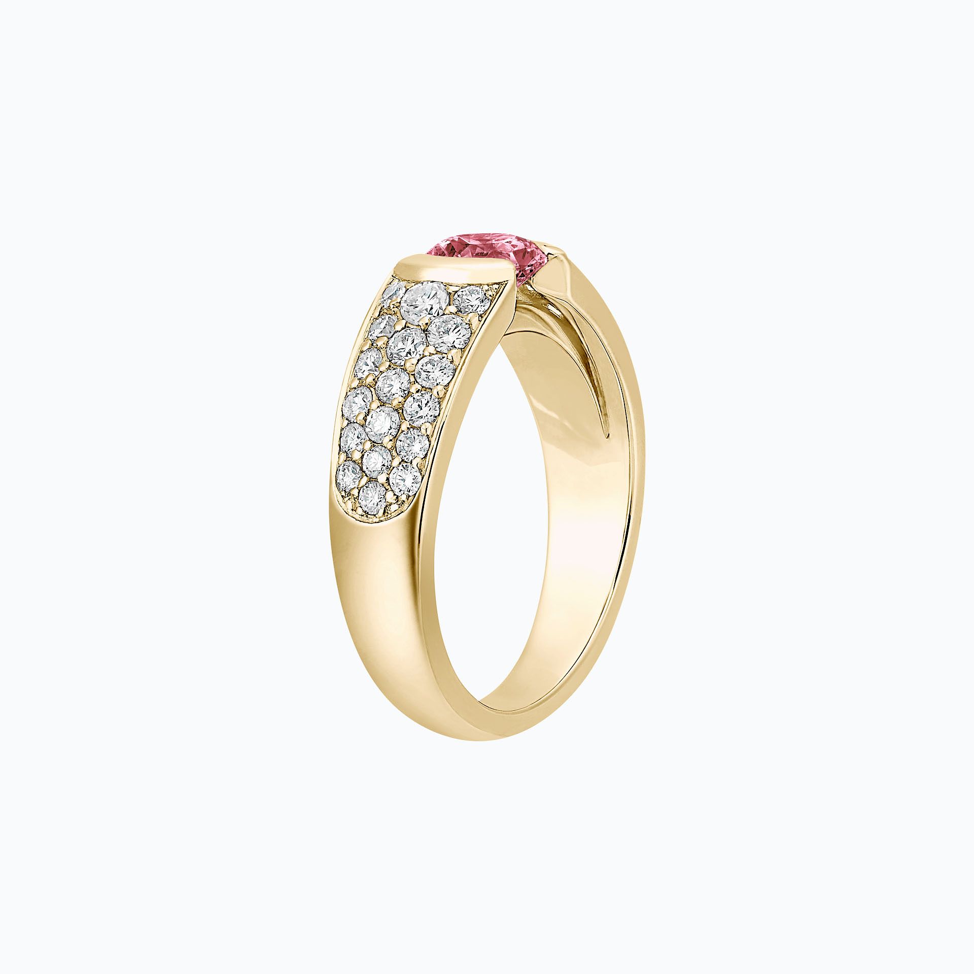 Solitaire Pavé Lovelace Tourmaline