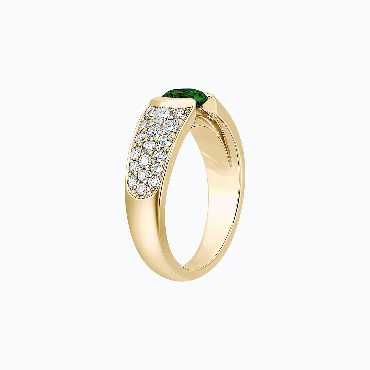 Solitaire Pavé Lovelace Tsavorite