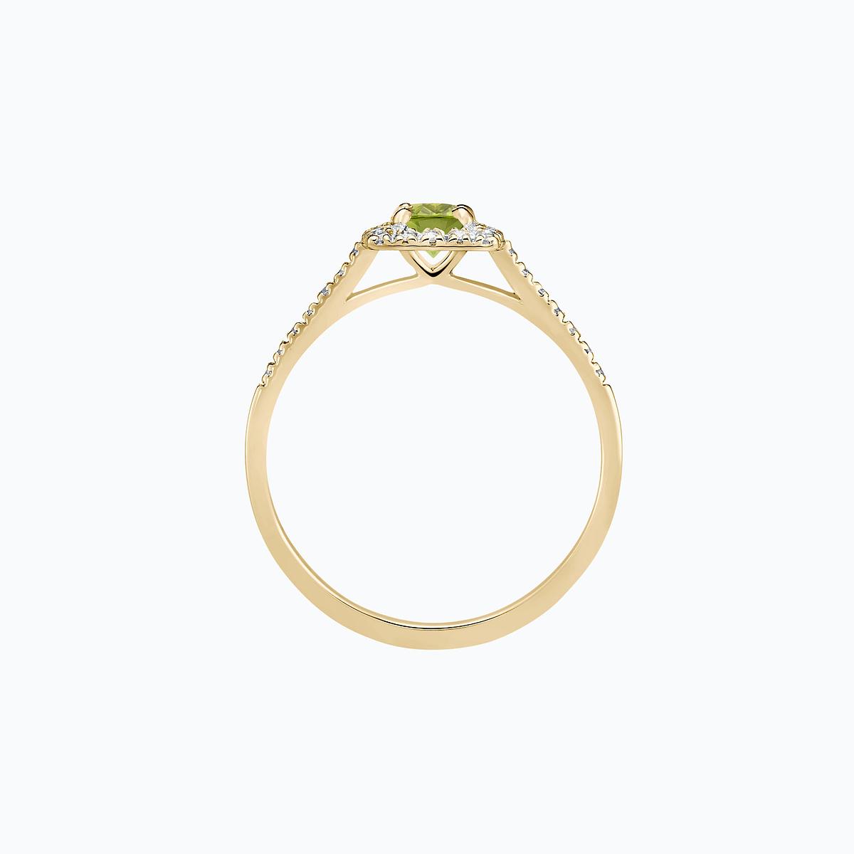 Solitaire Pavé Skye Péridot
