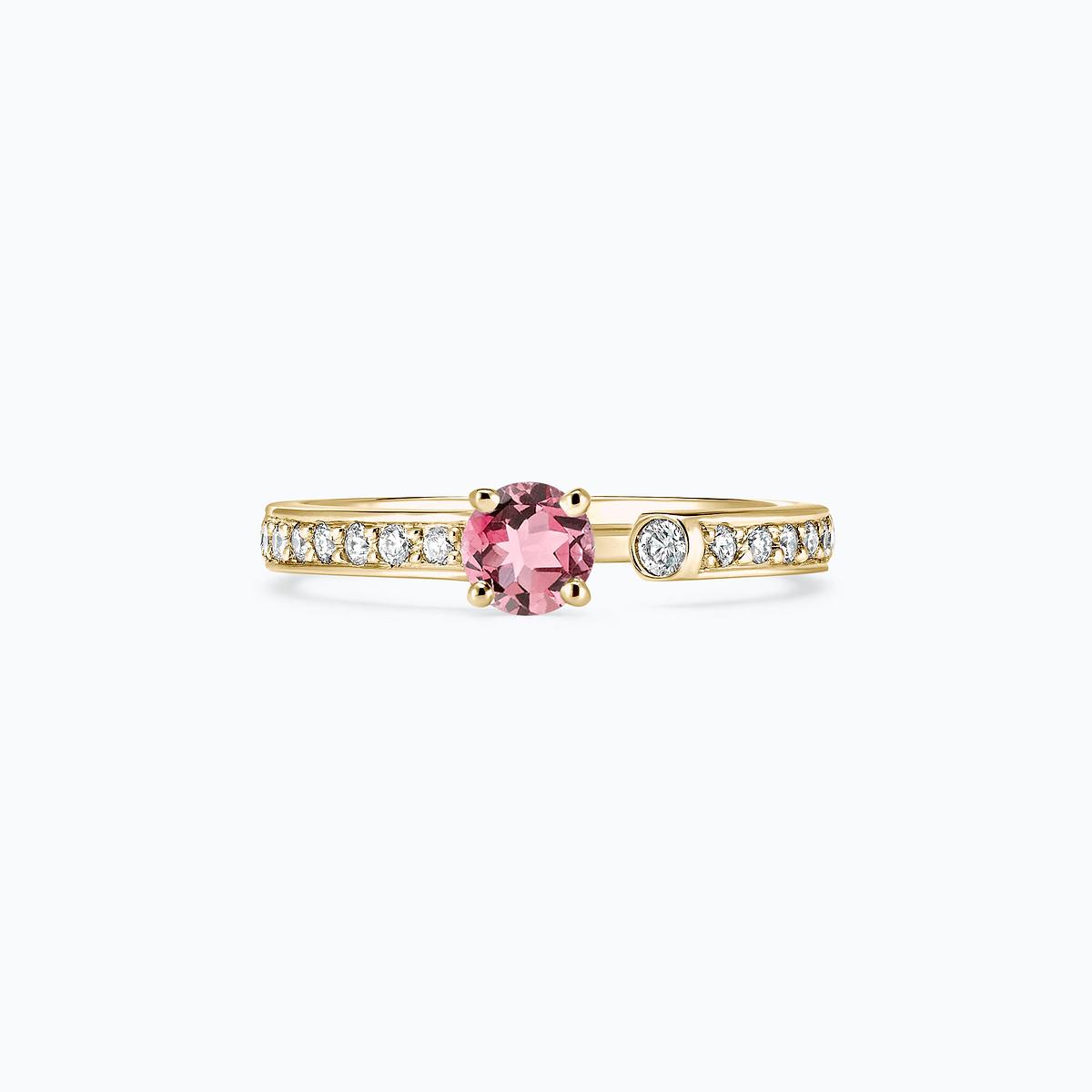Solitaire Pavé Syracuse Tourmaline