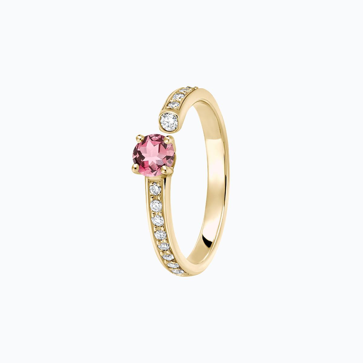 Solitaire Pavé Syracuse Tourmaline