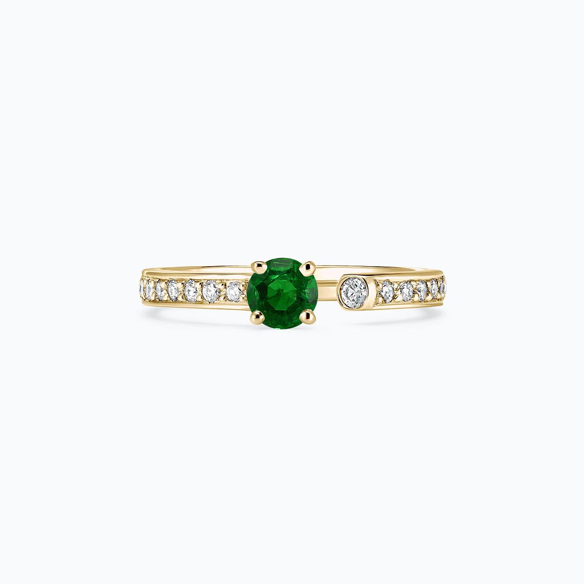 Solitaire Pavé Syracuse Tsavorite
