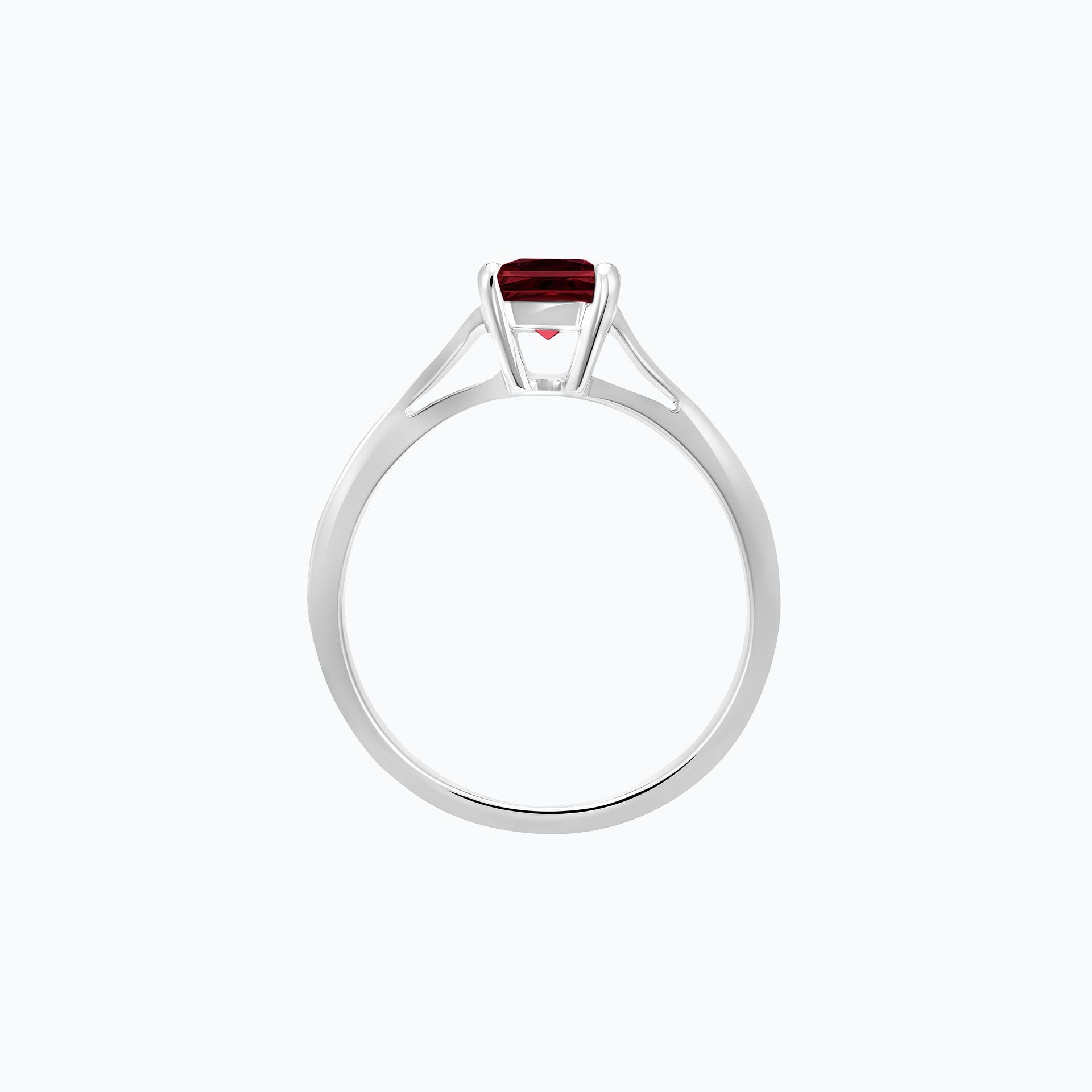 Solitaire Promesse Grenat