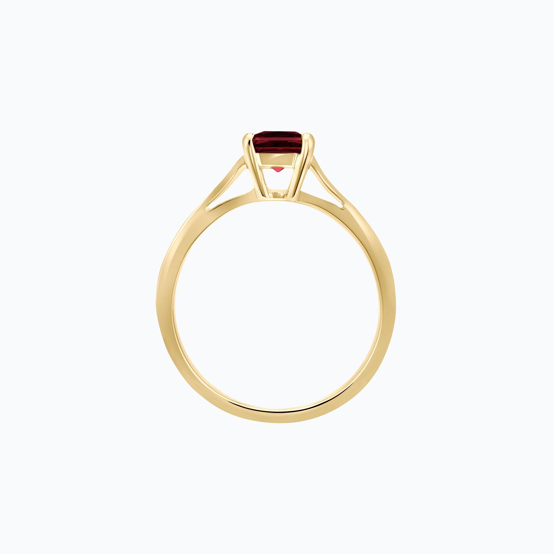 Solitaire Promesse Grenat