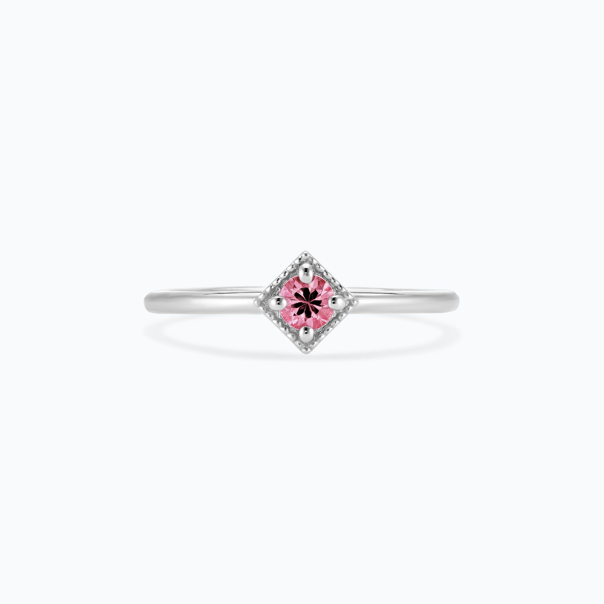 Solitaire Romy Millegrain Tourmaline 3.5 mm