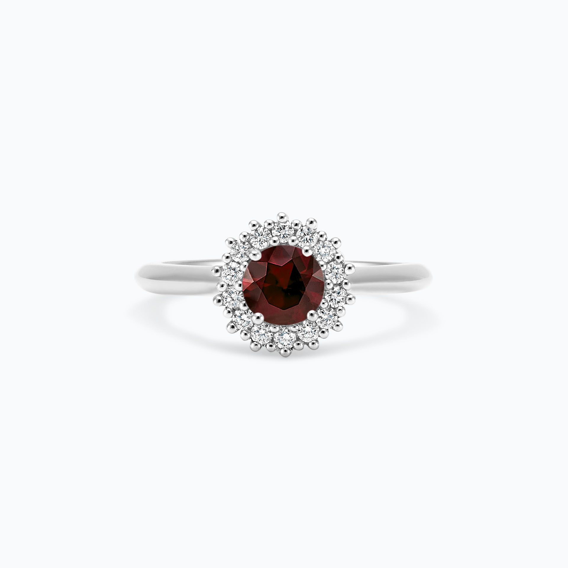 Solitaire Rosaflora Grenat