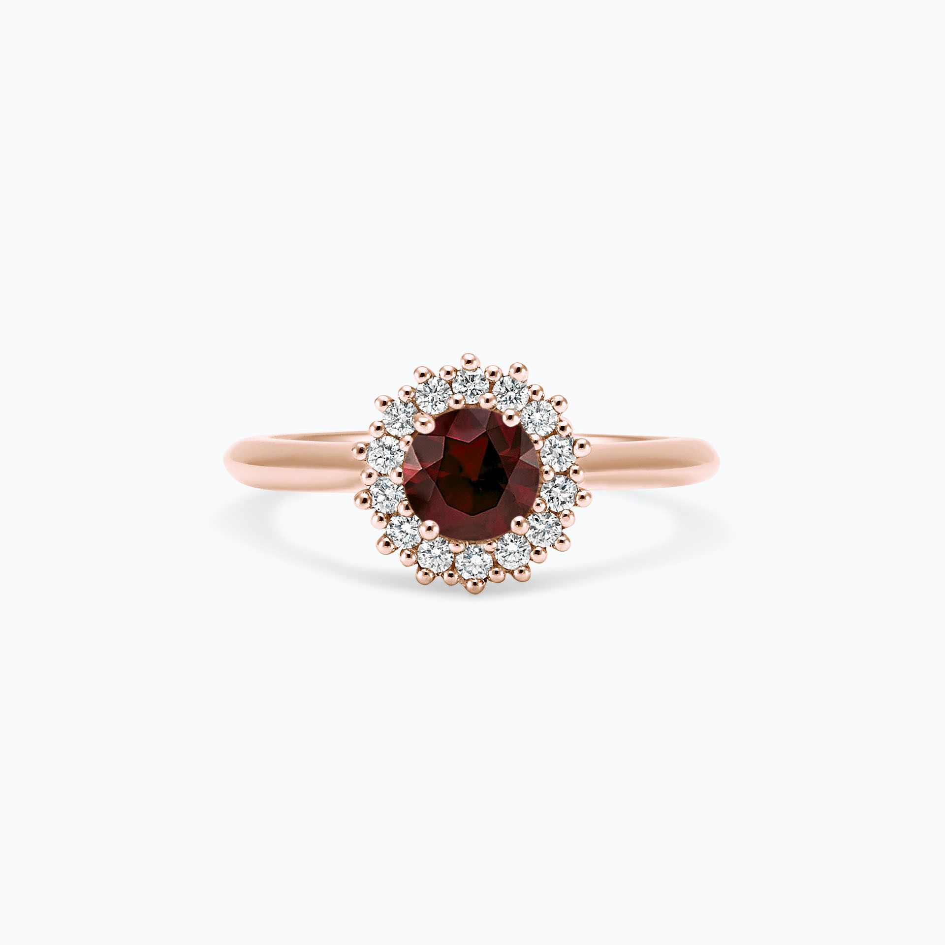 Solitaire Rosaflora Grenat