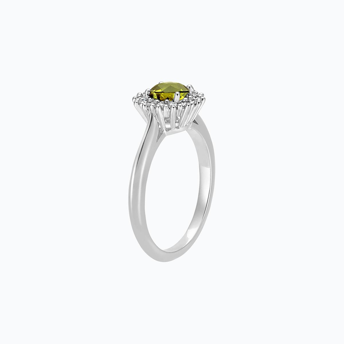 Solitaire Rosaflora Péridot