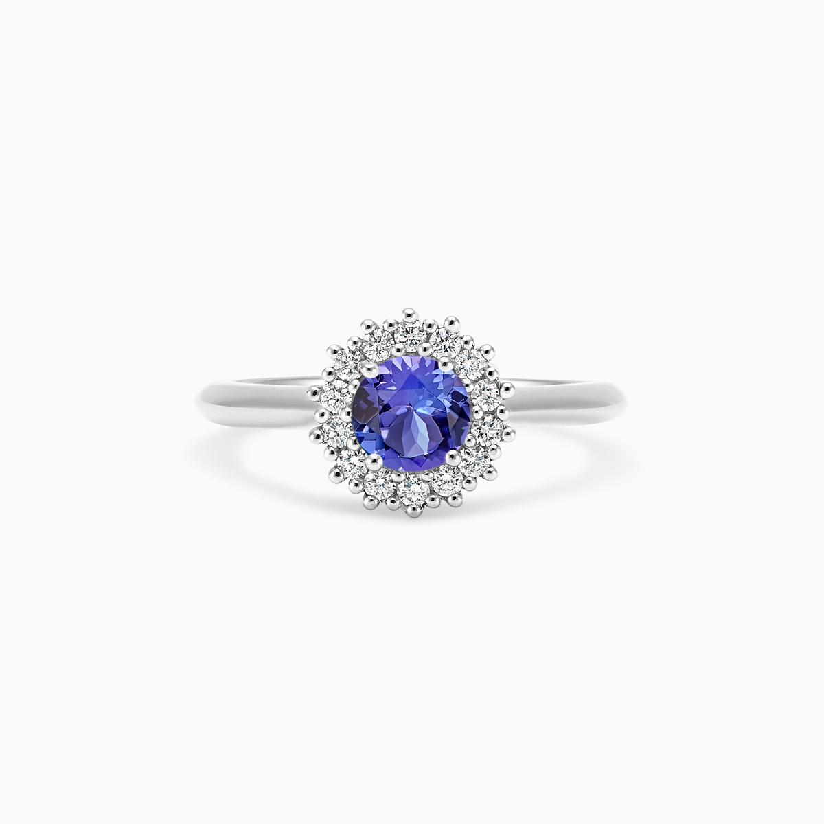 Solitaire Rosaflora Tanzanite