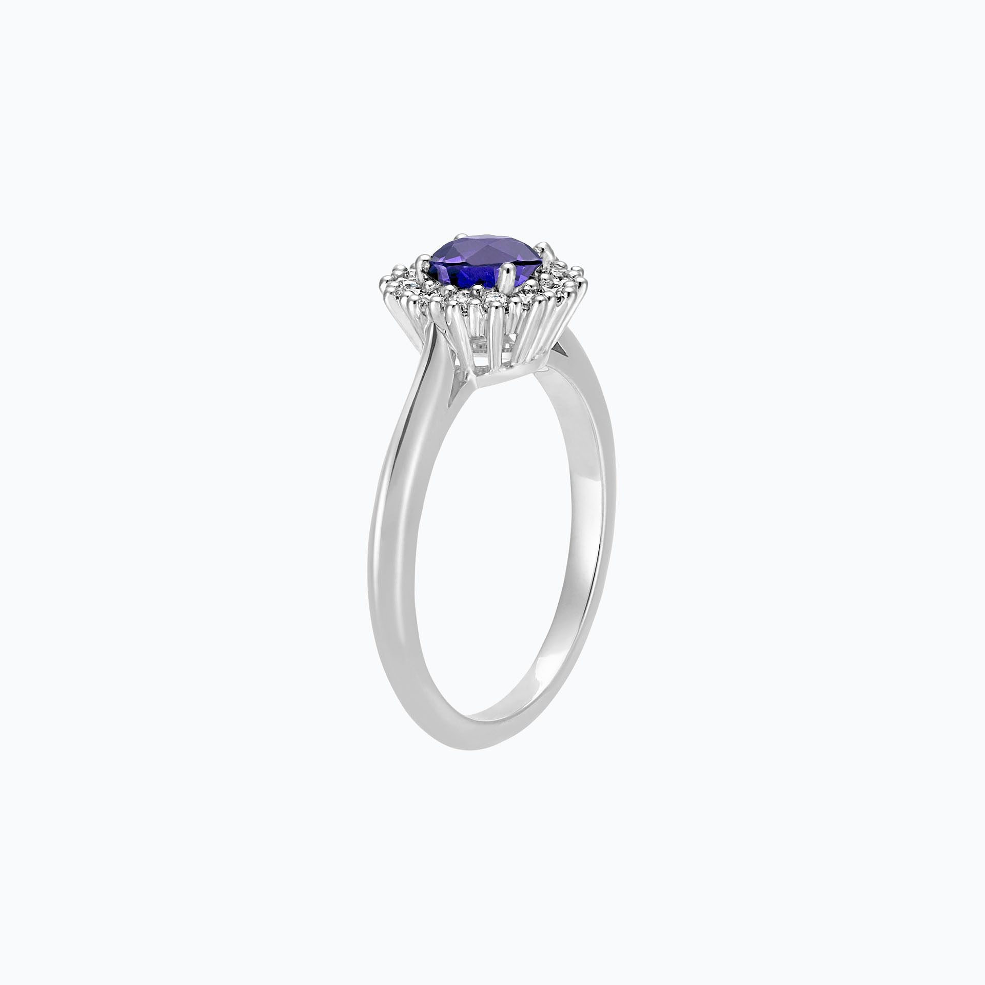 Solitaire Rosaflora Tanzanite