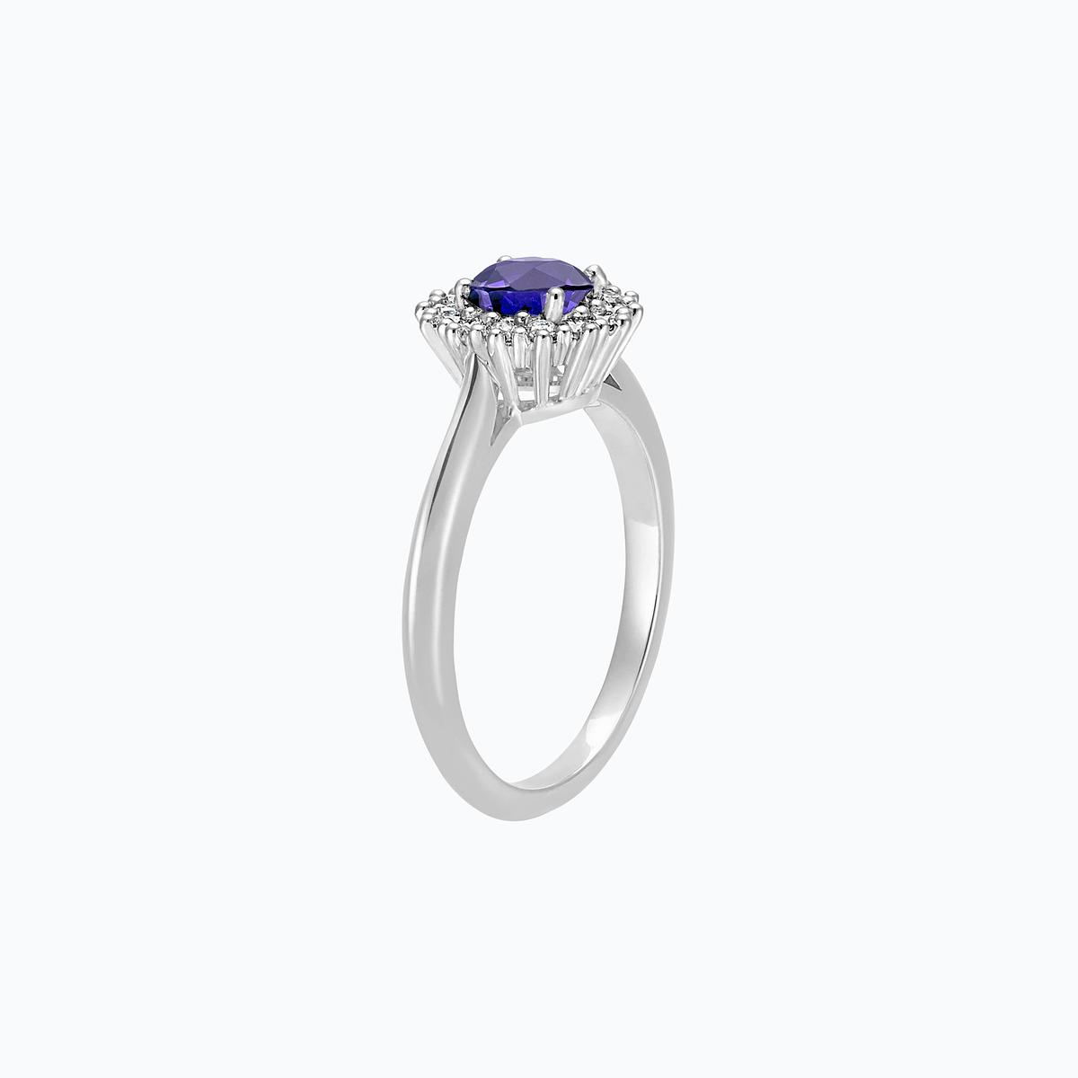 Solitaire Rosaflora Tanzanite