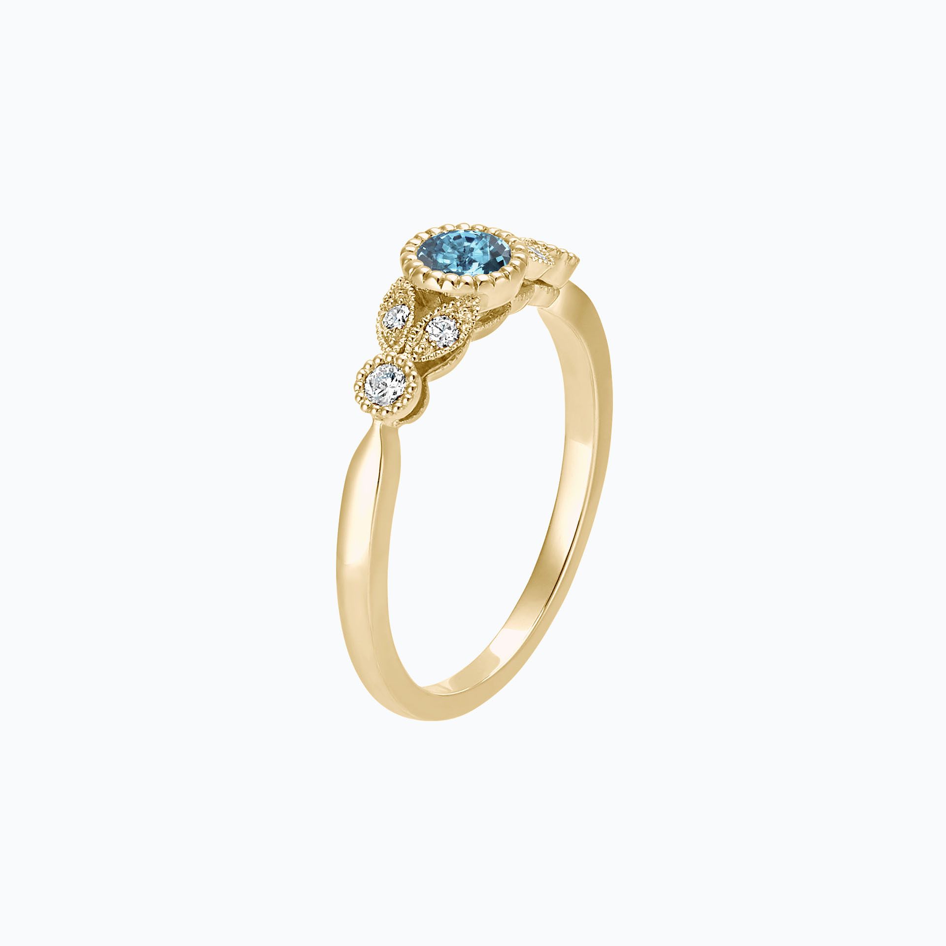 Solitaire Salomé Millegrain Aigue-Marine