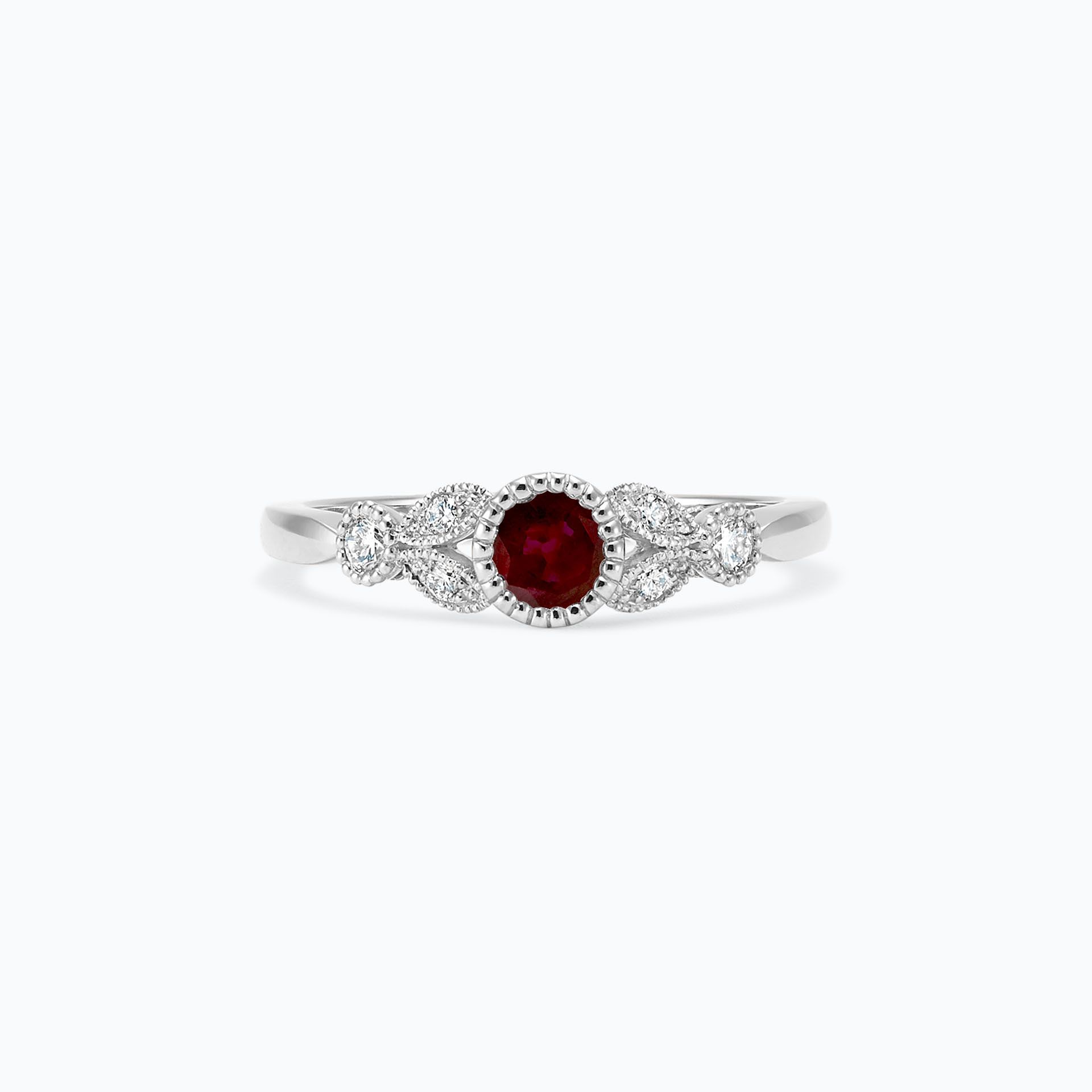 Solitaire Salomé Millegrain Rubis