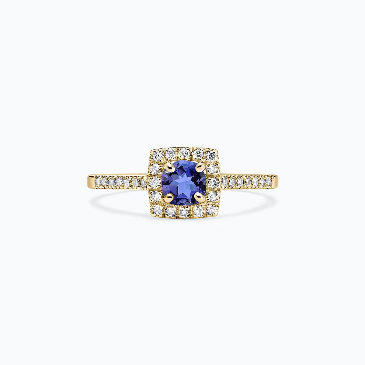 Solitaire Pavé Skye Tanzanite