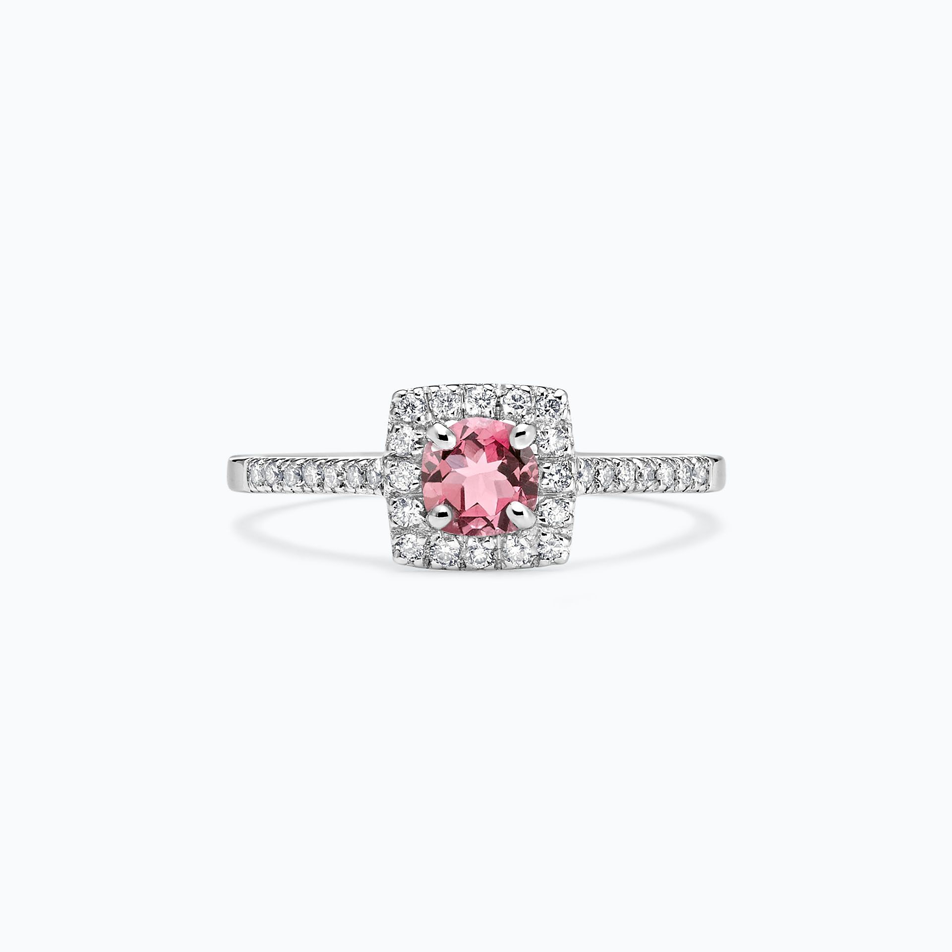 Solitaire Pavé Skye Tourmaline