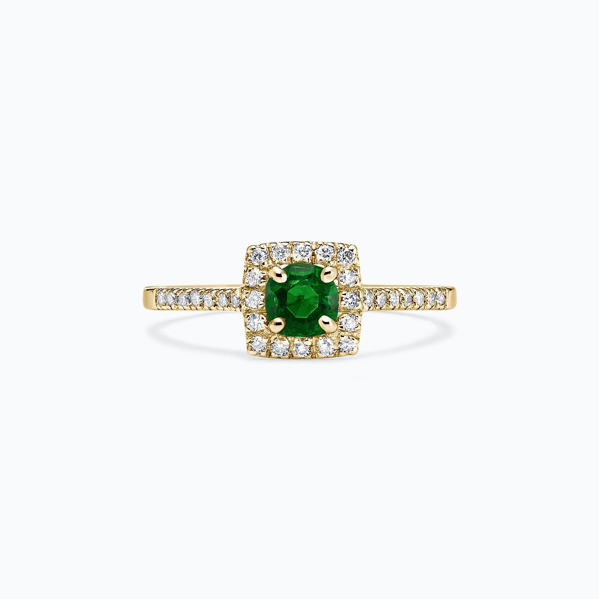 Solitaire Pavé Skye Tsavorite