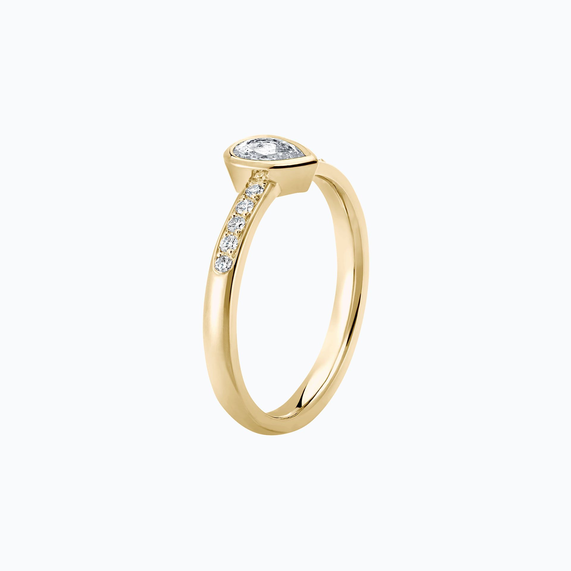 Solitaire Pavé Svadha Éclat