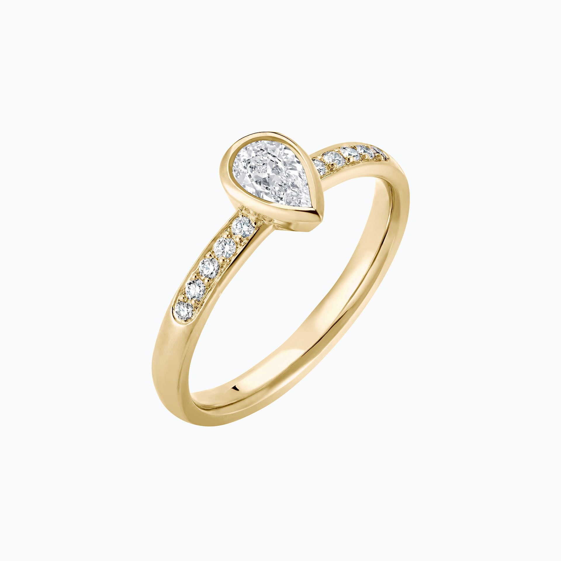 Solitaire Pavé Svadha Éclat