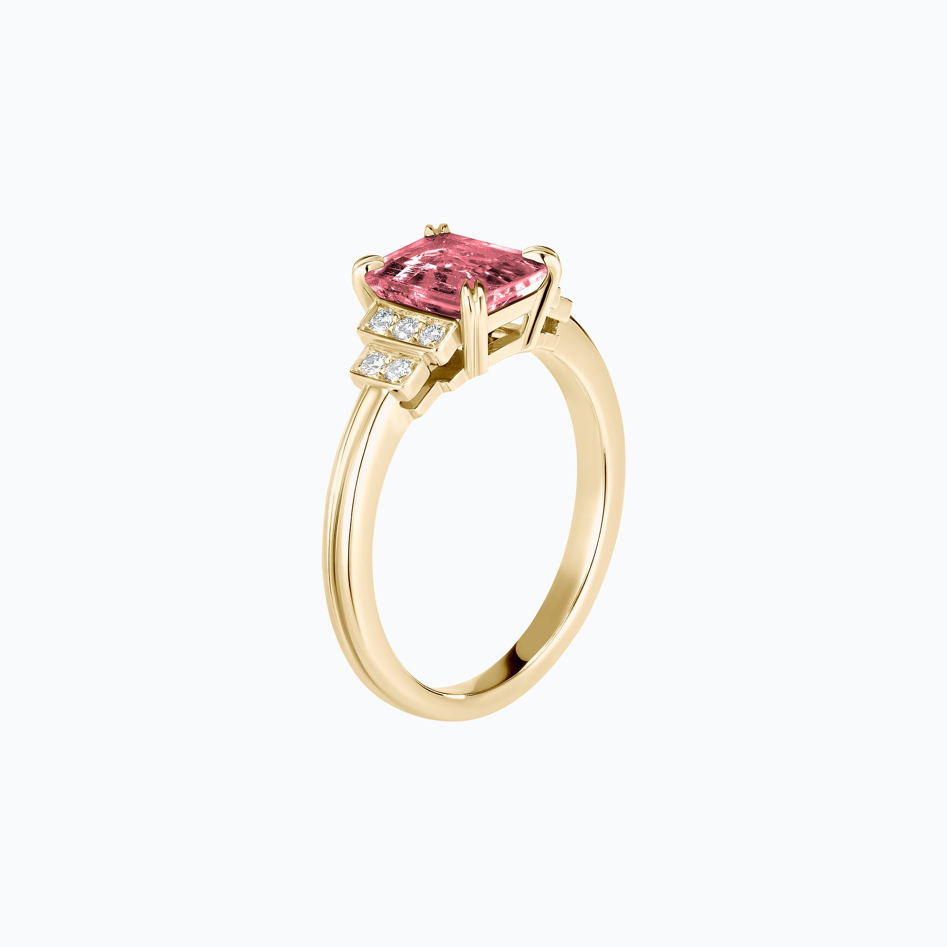 Solitaire Eileen Tourmaline 8 x 6 mm