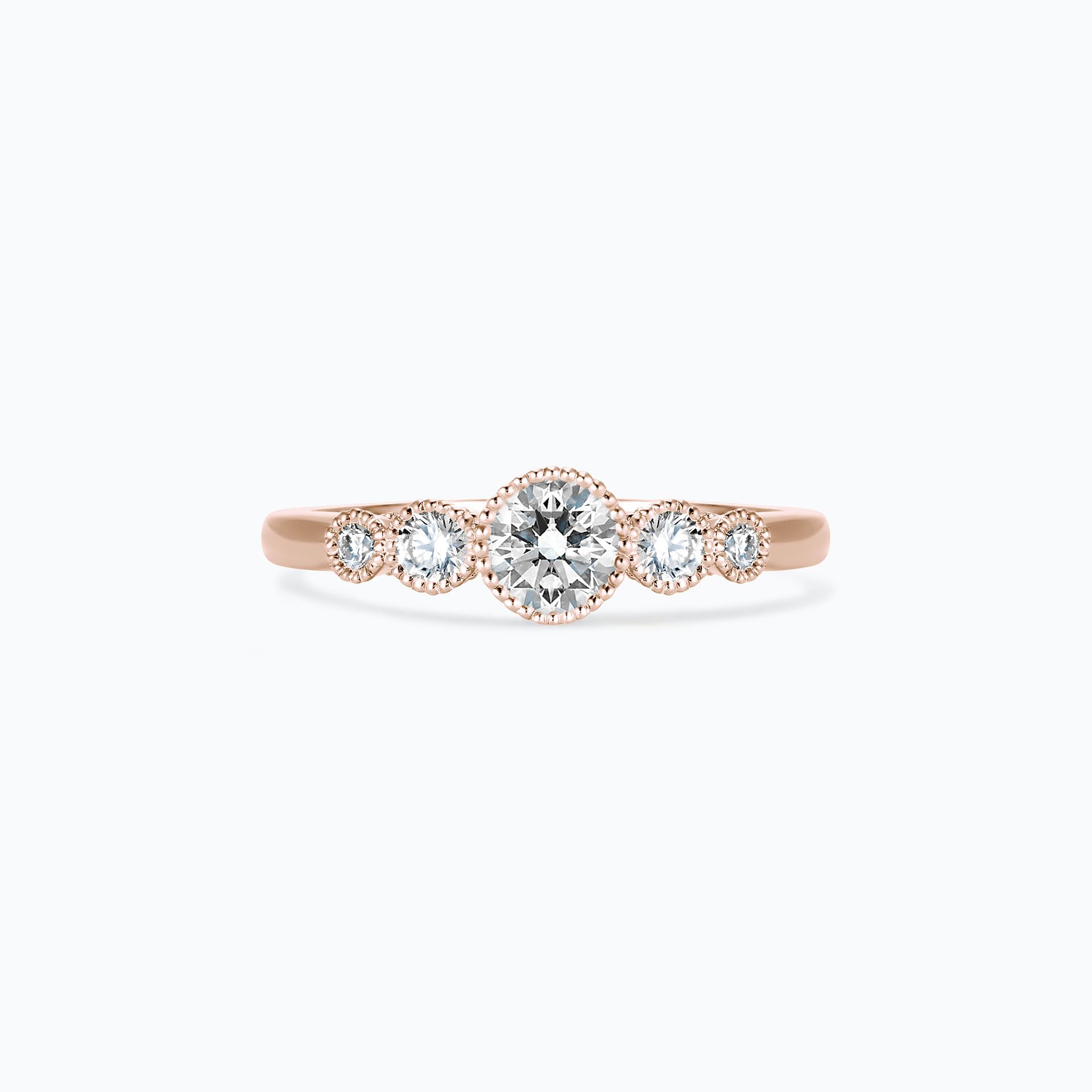 Solitaire Paloma Millegrain Diamant de Synthèse