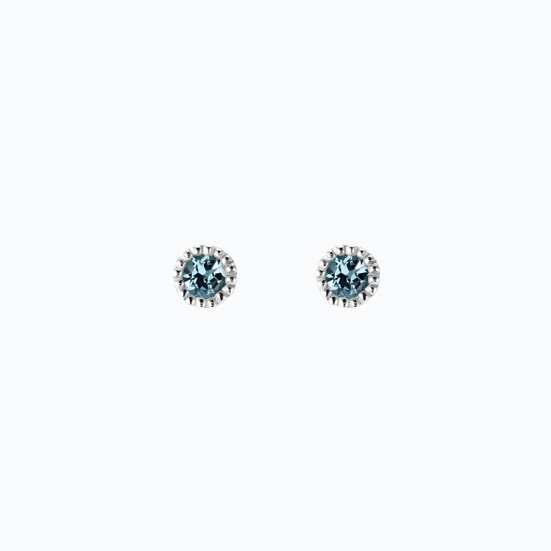 Boucles Faustine Aigue-Marine