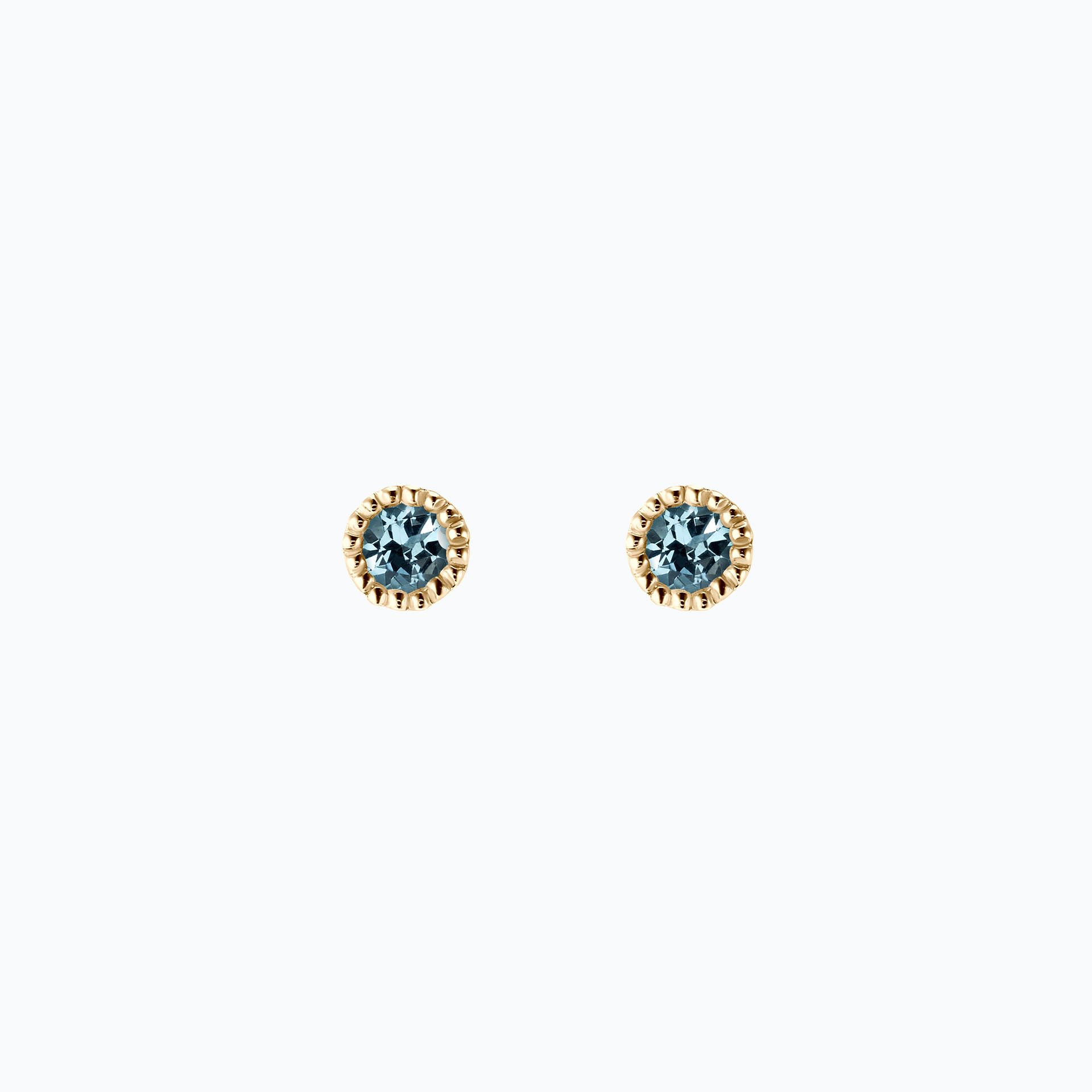 Boucles Faustine Aigue-Marine
