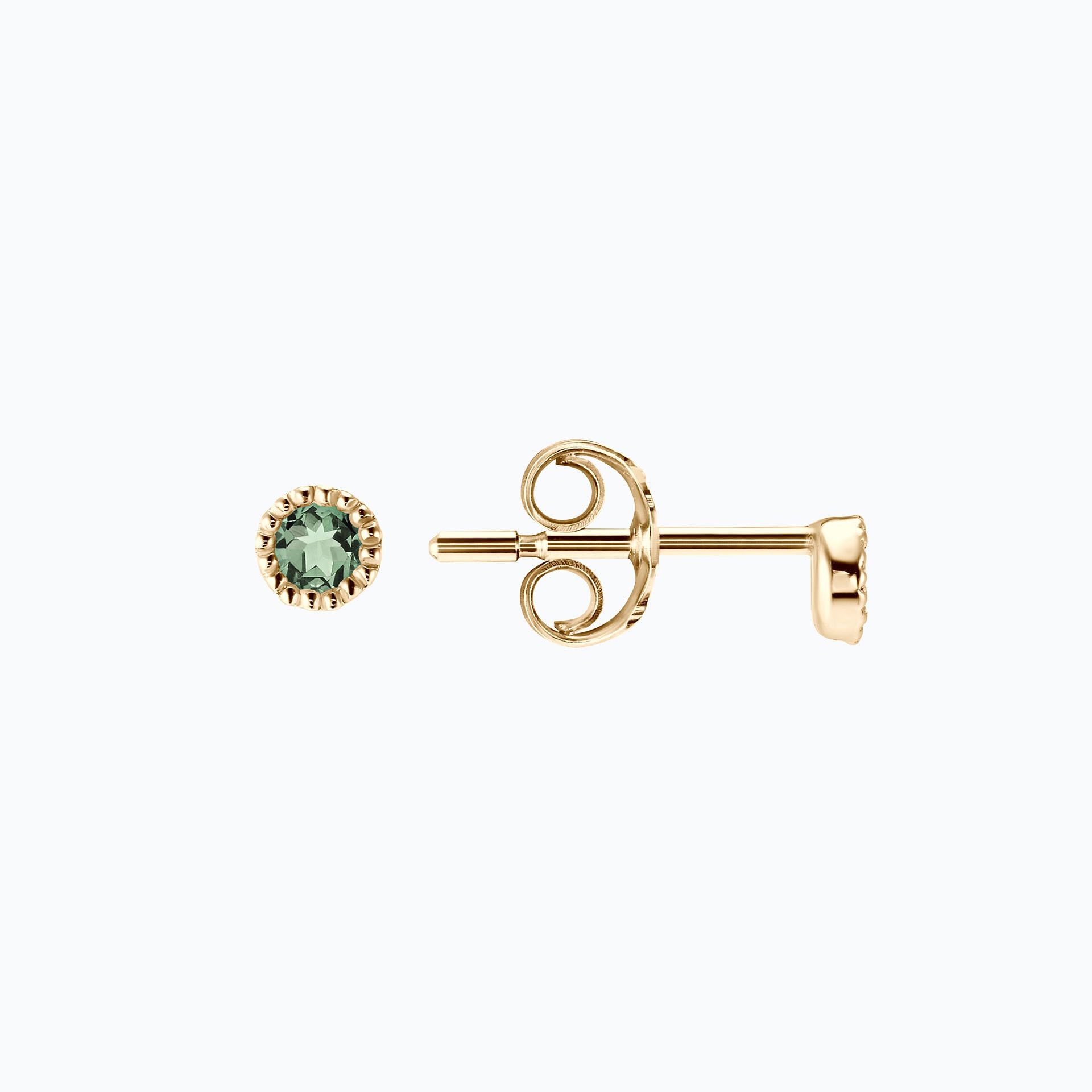 Boucles Faustine Saphir Vert