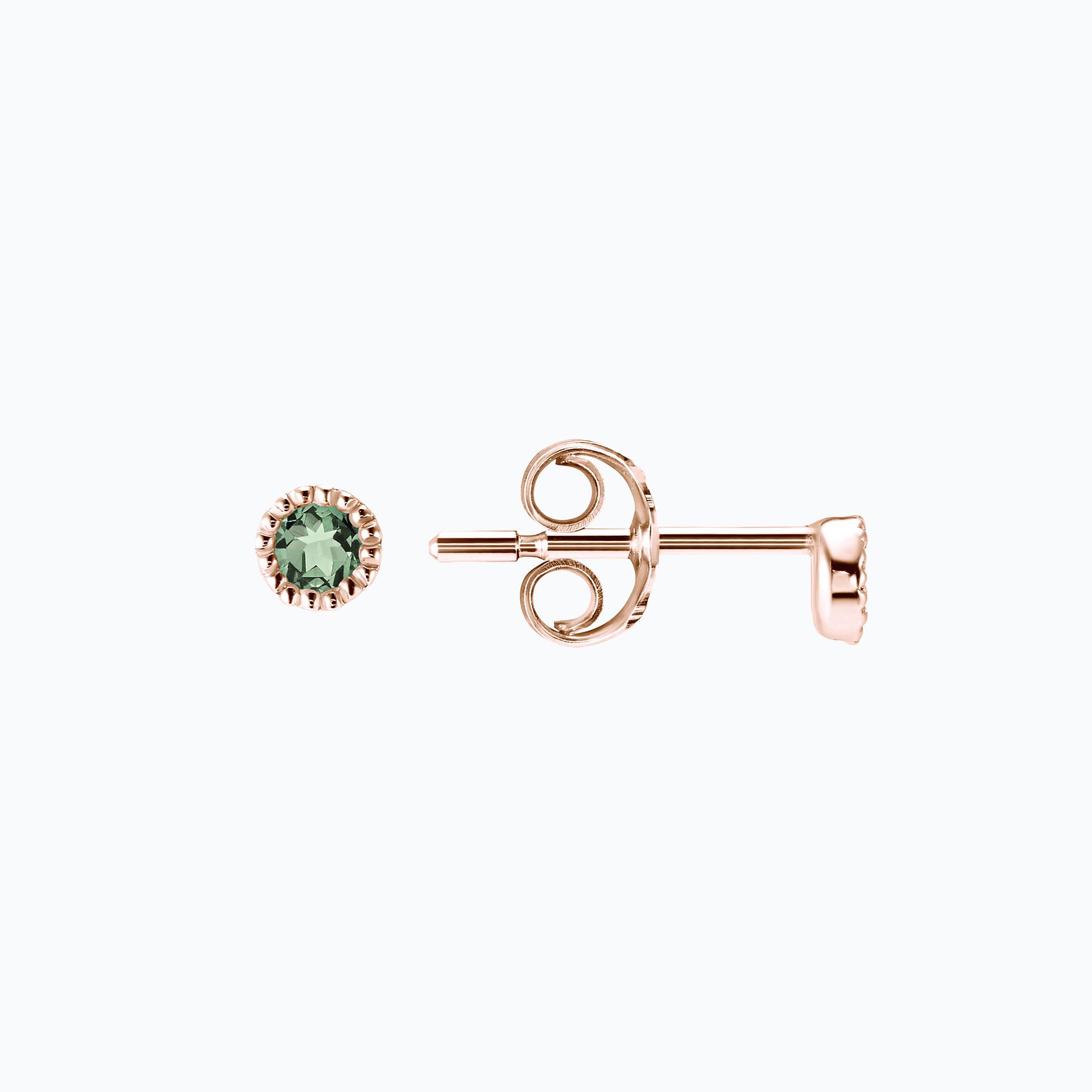 Boucles Faustine Saphir Vert